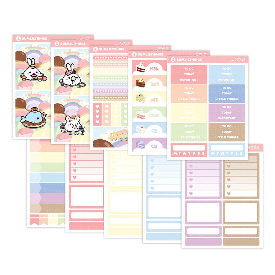 Vertical Kit - Just A Lil' Sweet (10 Pages) - Holographic - SumLilThings