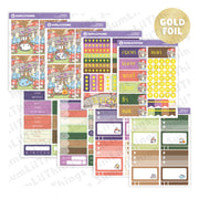 Vertical Kit - Lil' Mushroom Forest (9 Pages) - Gold Foil - SumLilThings