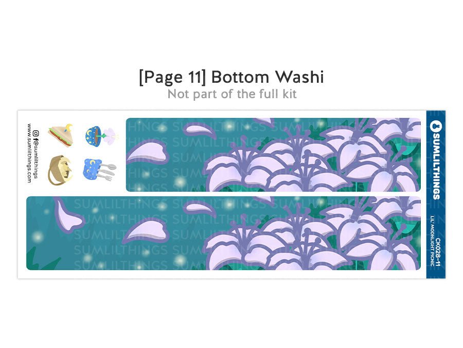 Vertical Kit - Moonlight Picnic (10 Pages) Gold Foil - SumLilThings