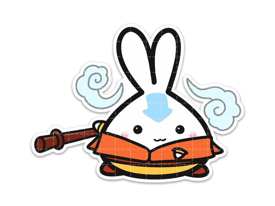 Vinyl Sticker - Avatar Airbender Aang - SumLilThings