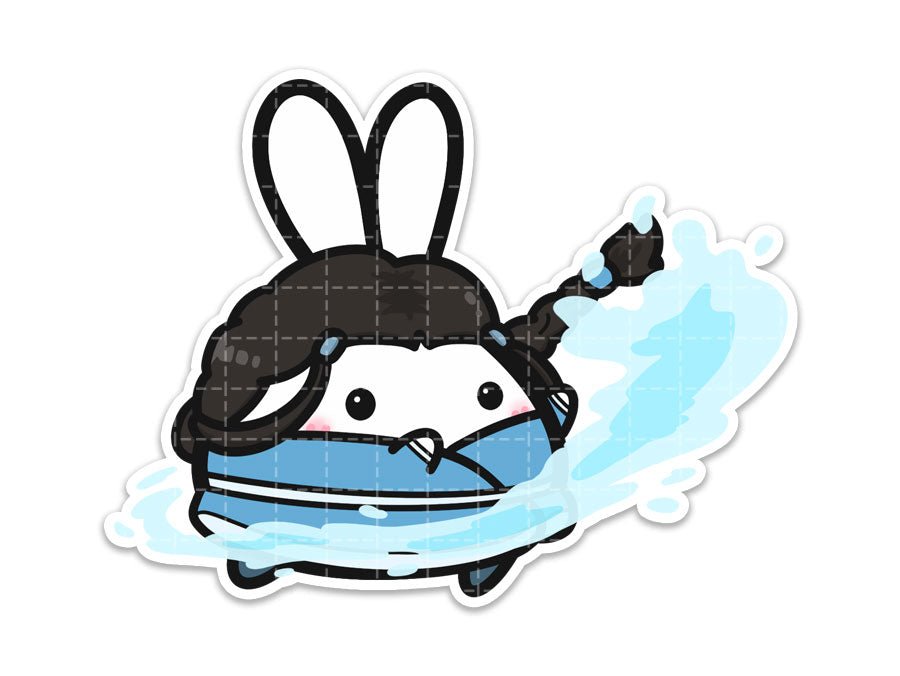 Vinyl Sticker - Avatar Airbender Katara - SumLilThings