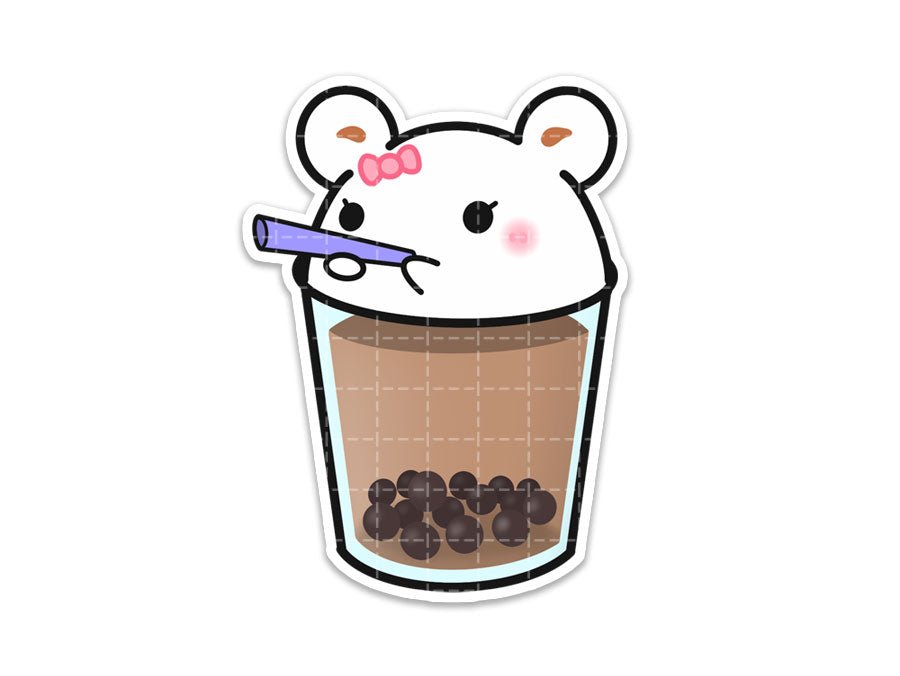 Vinyl Sticker - Boba Cinnamon - SumLilThings