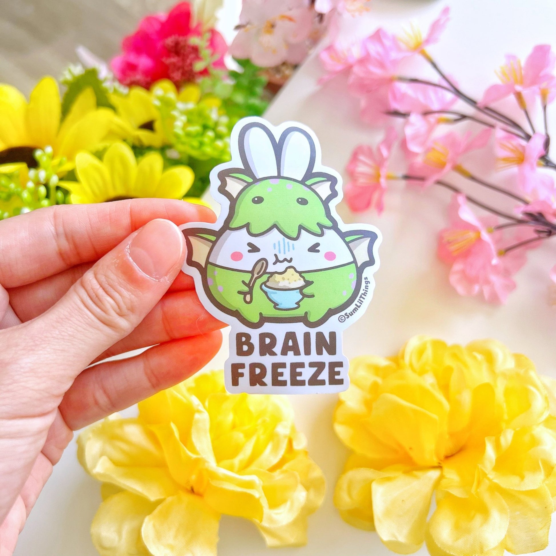 Vinyl Sticker - Cthulhu "Brain Freeze" - SumLilThings