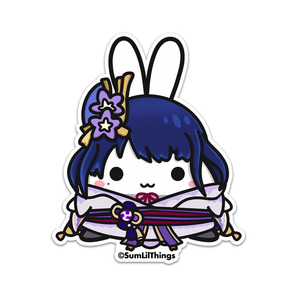 Vinyl Sticker - Genshin Impact Raiden Shogun - SumLilThings