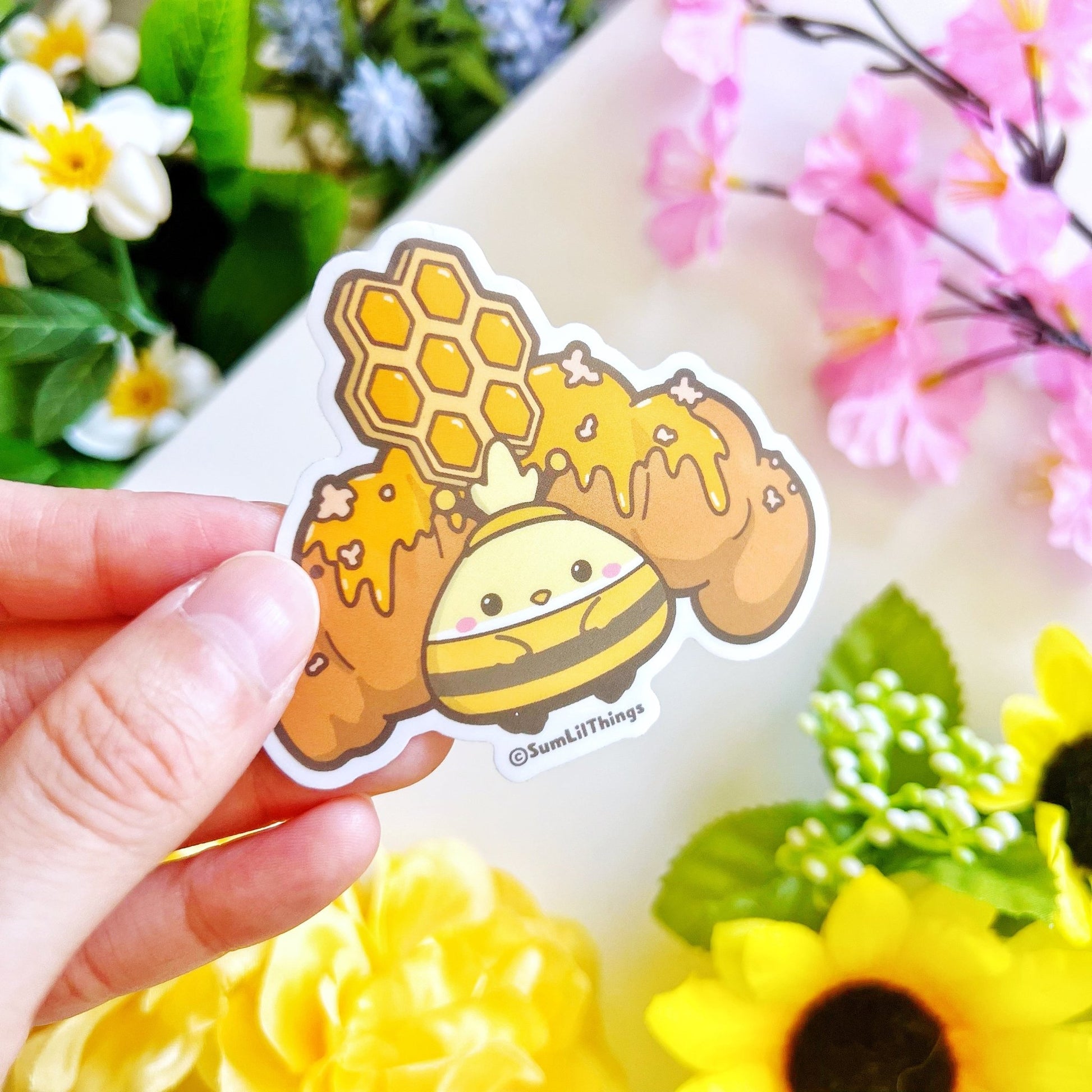Vinyl Sticker - Honey Croissant Chichi (Transparent) - SumLilThings