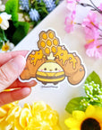 Vinyl Sticker - Honey Croissant Chichi (Transparent) - SumLilThings
