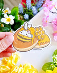 Vinyl Sticker - Honey Donut Mimi (Transparent) - SumLilThings