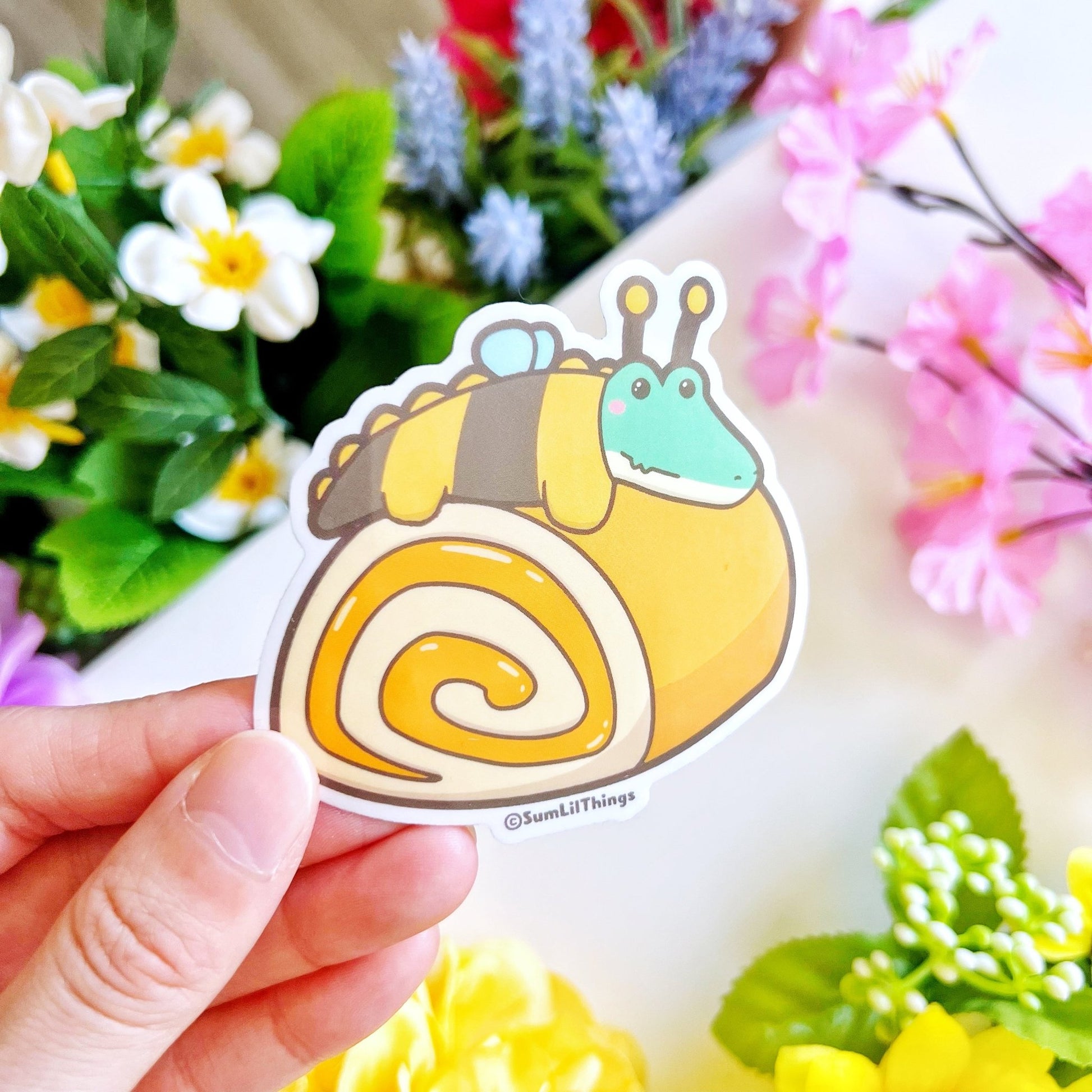 Vinyl Sticker - Honey Roll Toto (Transparent) - SumLilThings