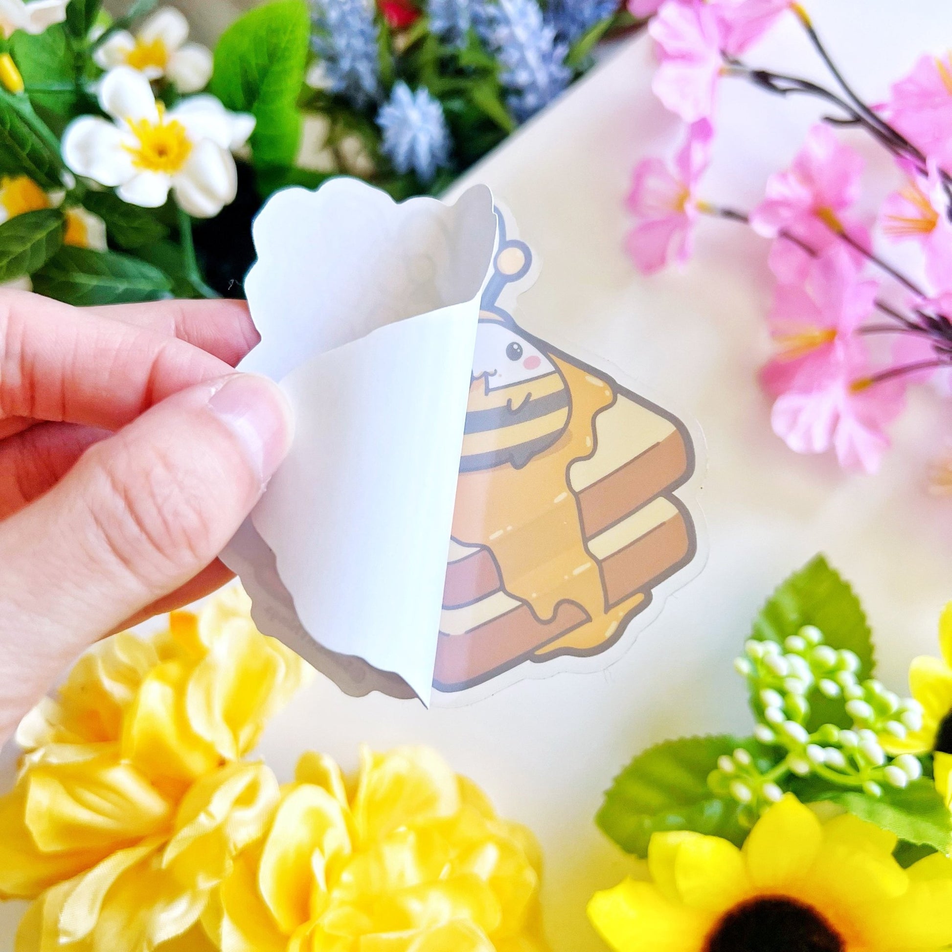 Vinyl Sticker - Honey Toast Lil (Transparent) - SumLilThings