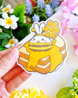 Vinyl Sticker - Honey Toast Lil (Transparent) - SumLilThings