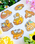 Vinyl Sticker - Lil' Honey Pastries Series (Set of 7) - SumLilThings