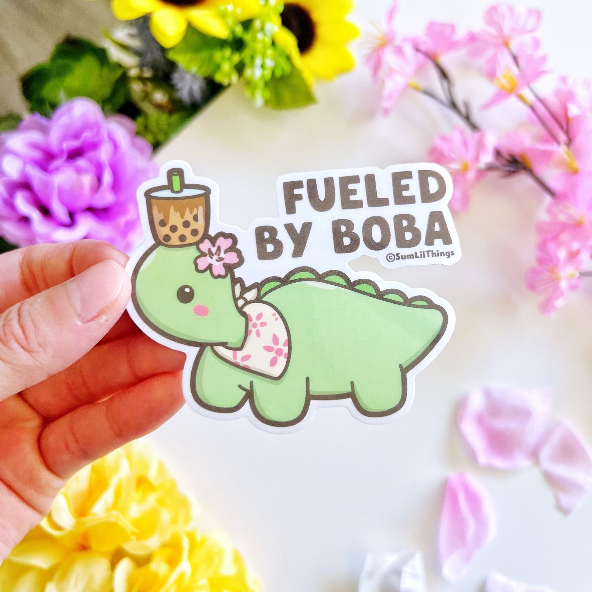 Vinyl Sticker - Lil' Sakura Boba Series (Set of 5) - SumLilThings