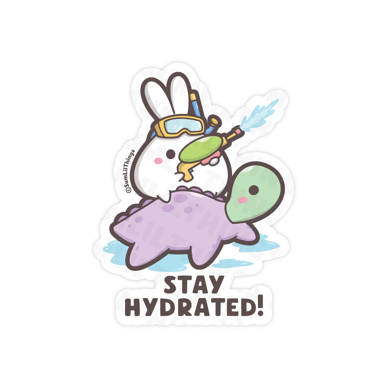 Vinyl Sticker - Lochness "Stay Hydrated" - SumLilThings