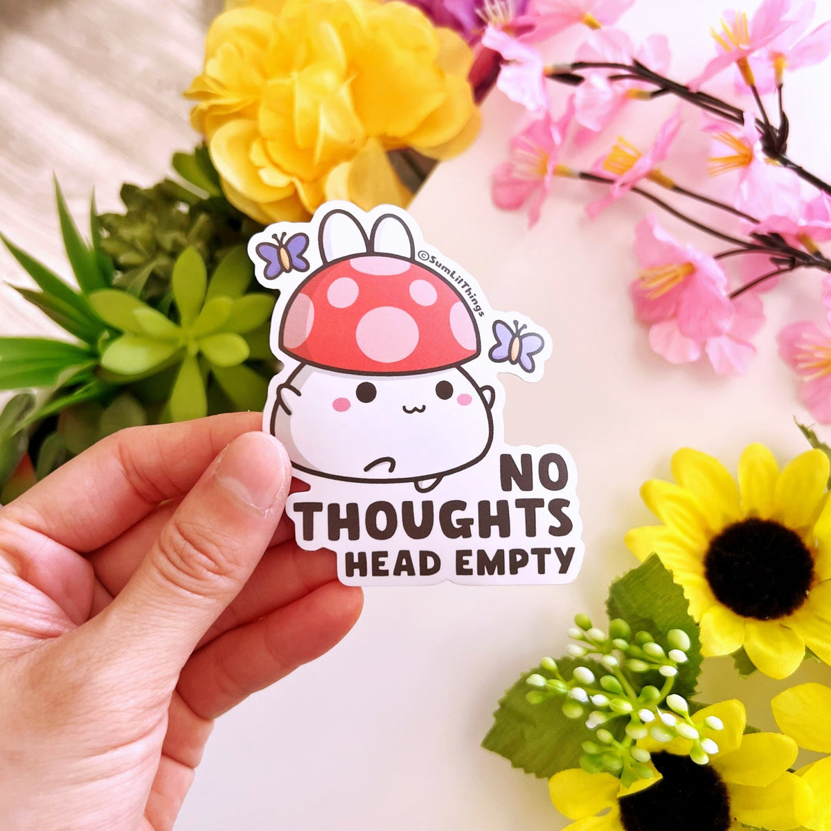Vinyl Sticker - No Thoughts Head Empty - SumLilThings