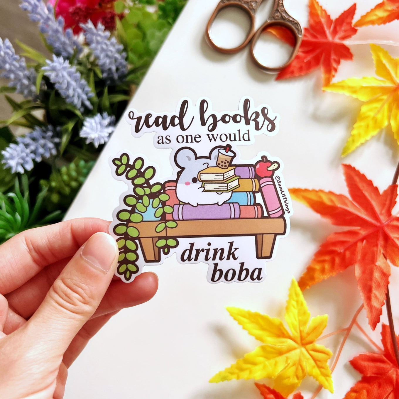 Vinyl Sticker - Read Books - SumLilThings