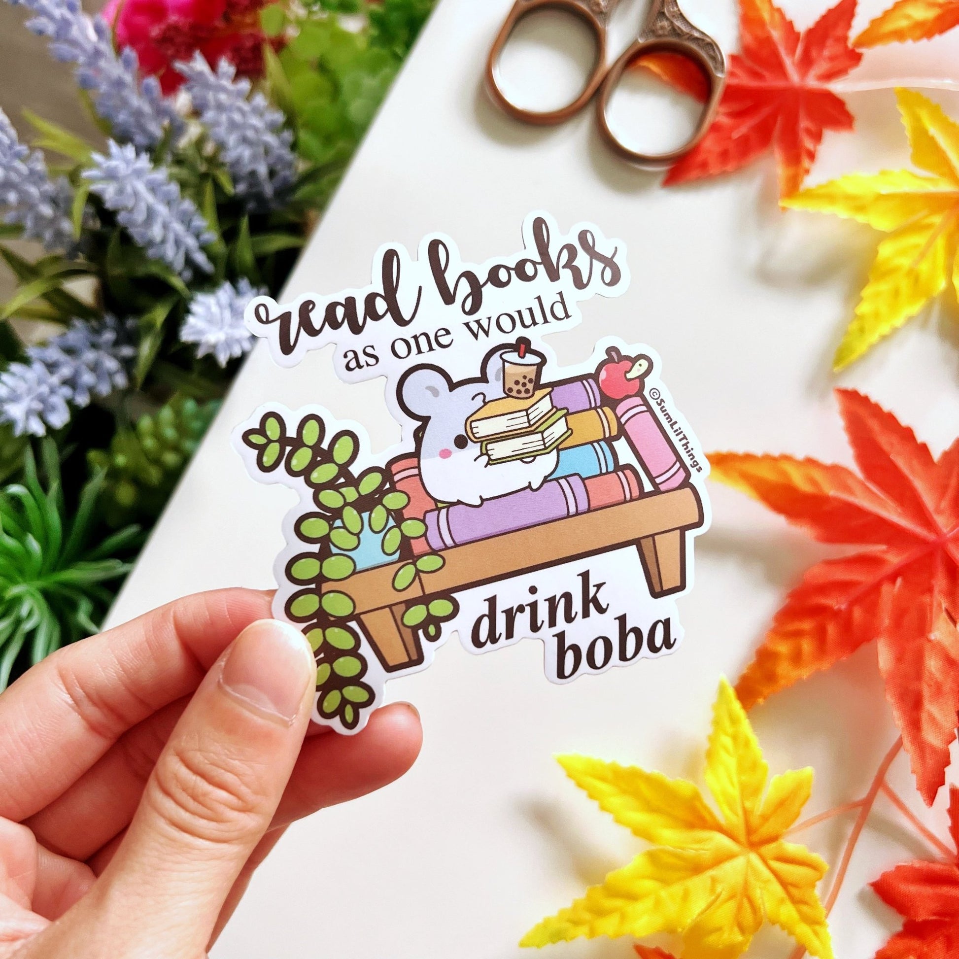 Vinyl Sticker - Read Books - SumLilThings