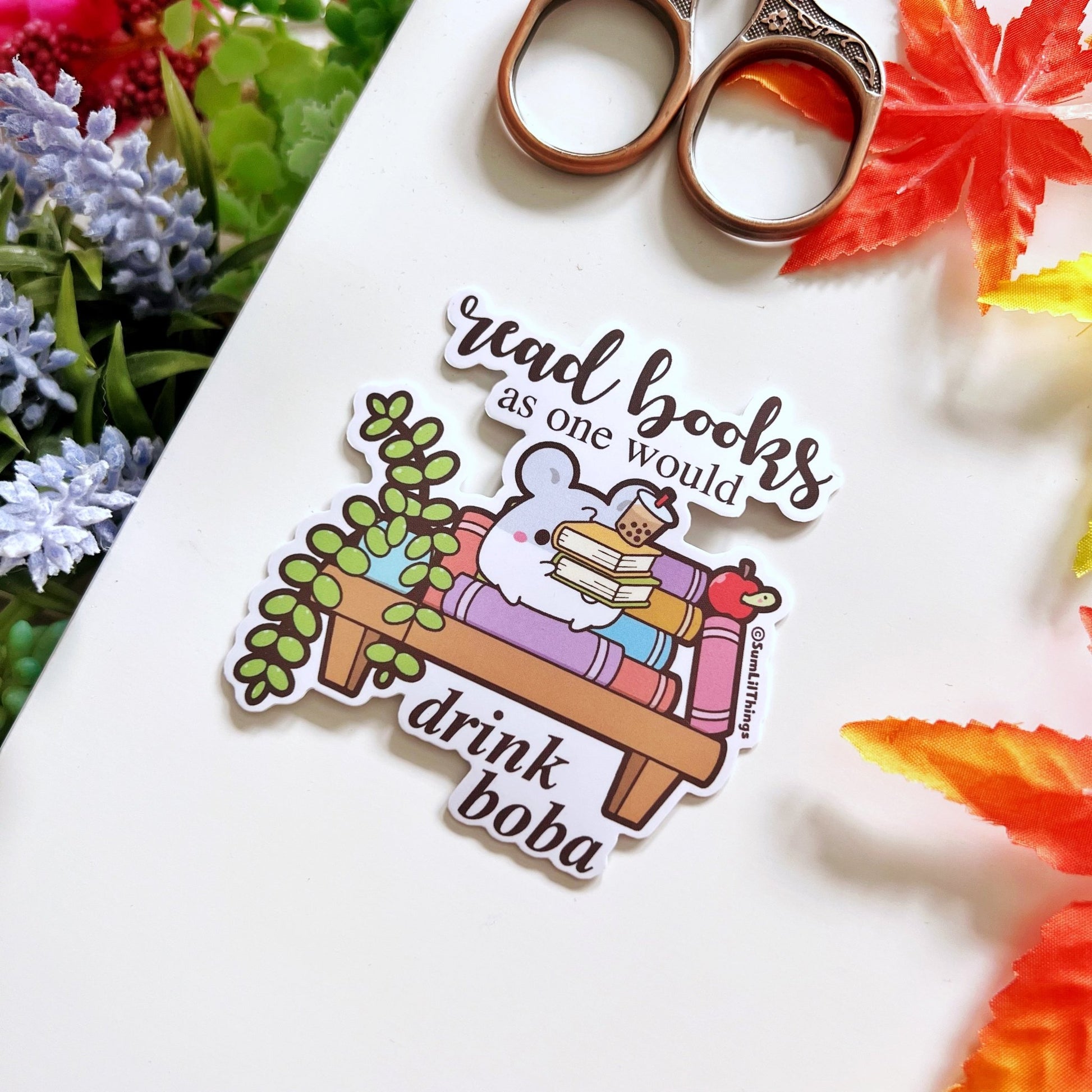 Vinyl Sticker - Read Books - SumLilThings