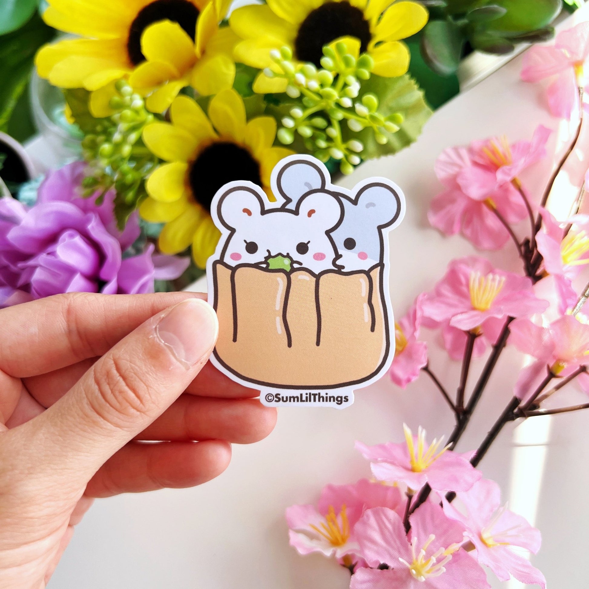 Vinyl Sticker - Shumai Oatmeal Cinnamon - SumLilThings