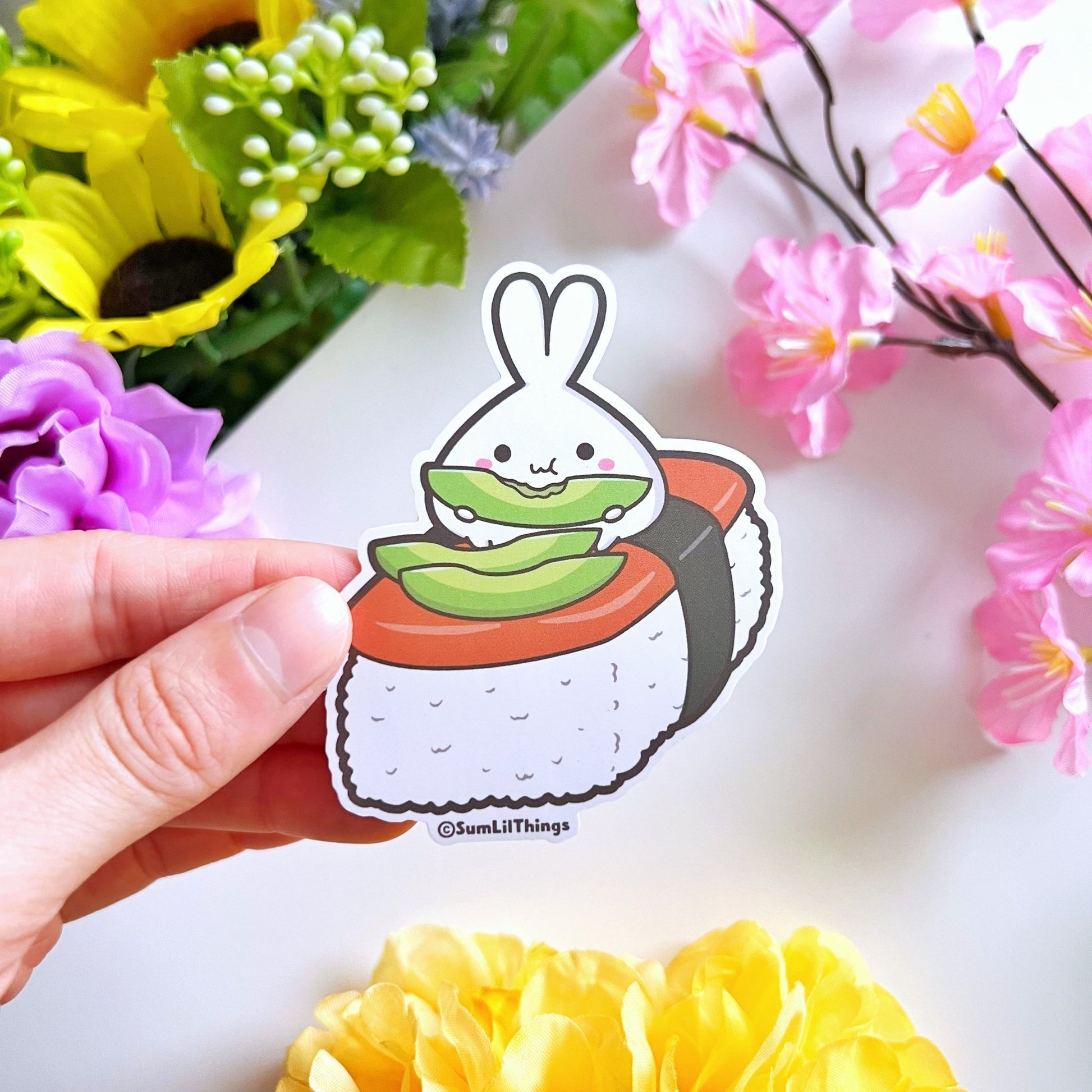 Vinyl Sticker - Spam Musubi with Avocado - SumLilThings