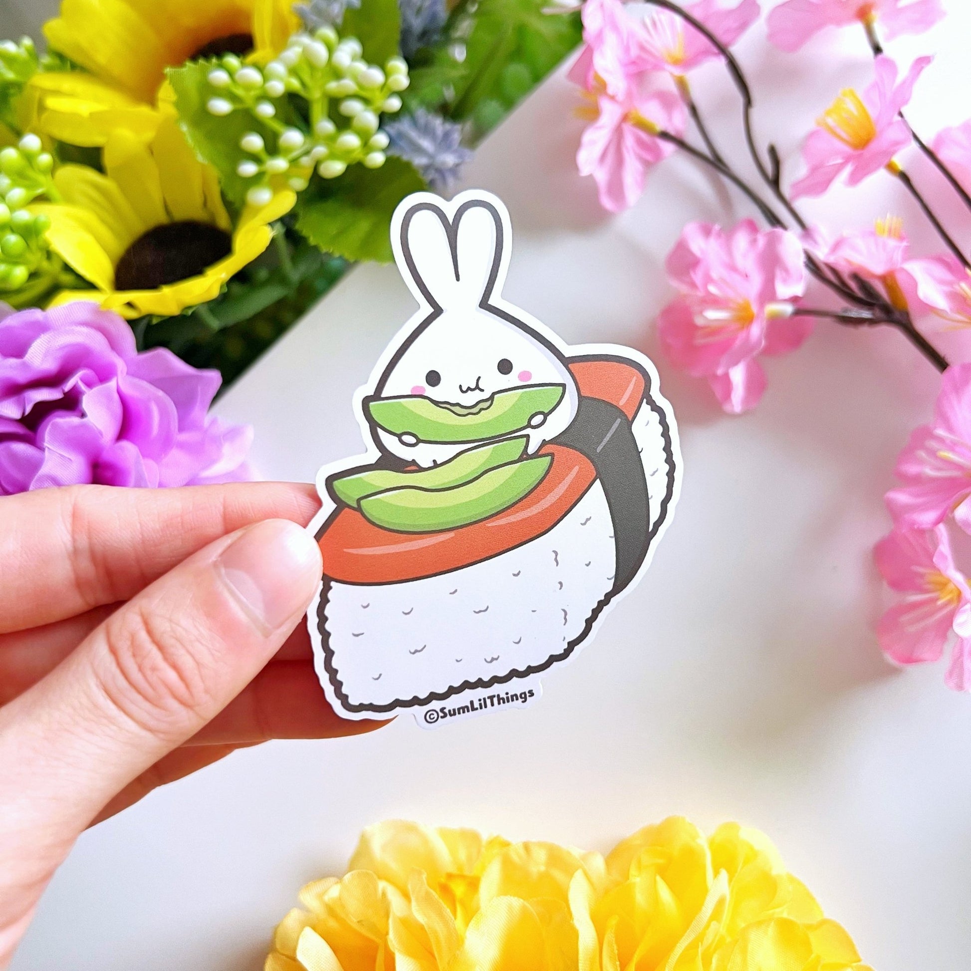 Vinyl Sticker - Spam Musubi with Avocado - SumLilThings