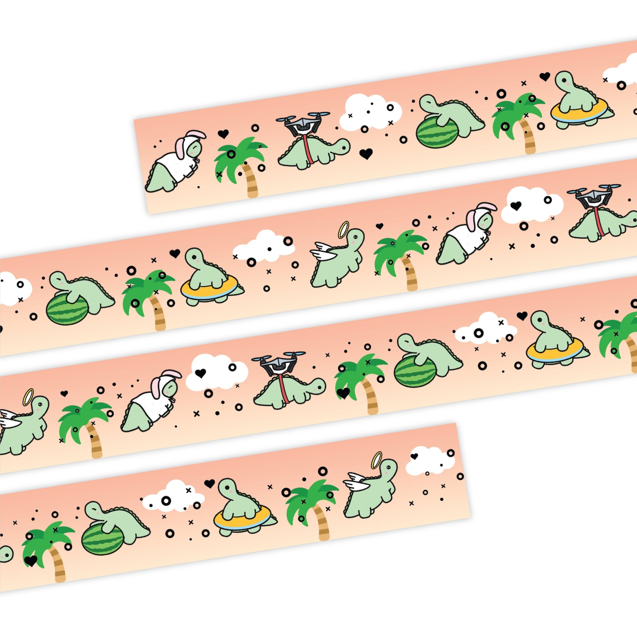 Washi Tape - All About Nohnoh (15mm) - Gold Foil - SumLilThings