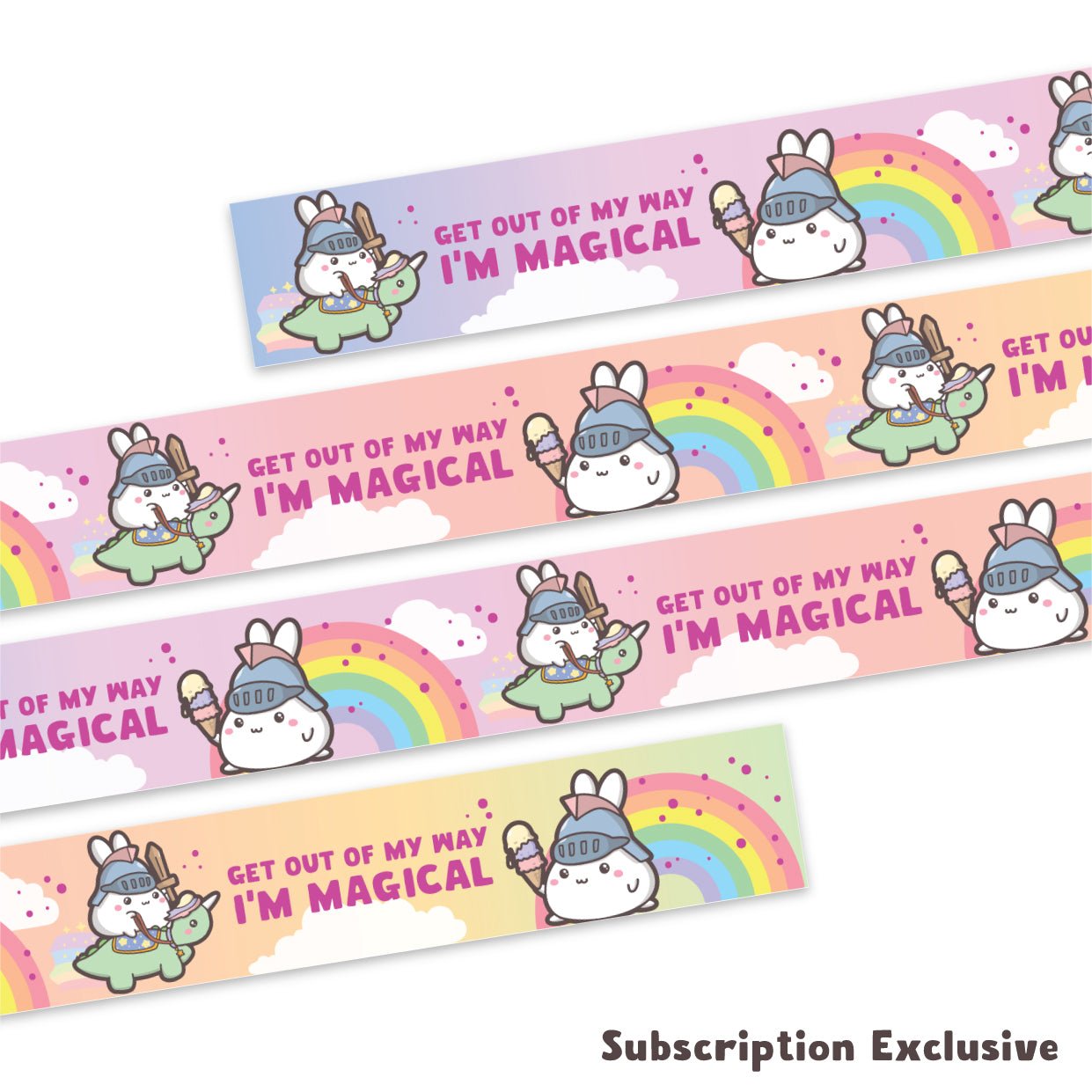 Washi Tape - Knight Lil & Unicorn Nohnoh (Subscription Exclusive) - SumLilThings
