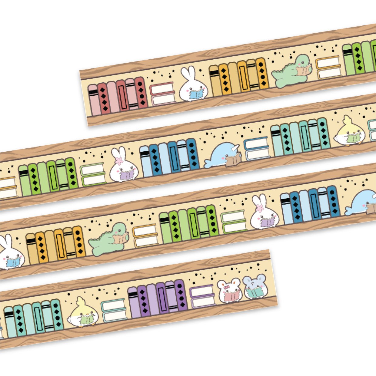 Washi Tape - Lil' Bookworm Collection - SumLilThings