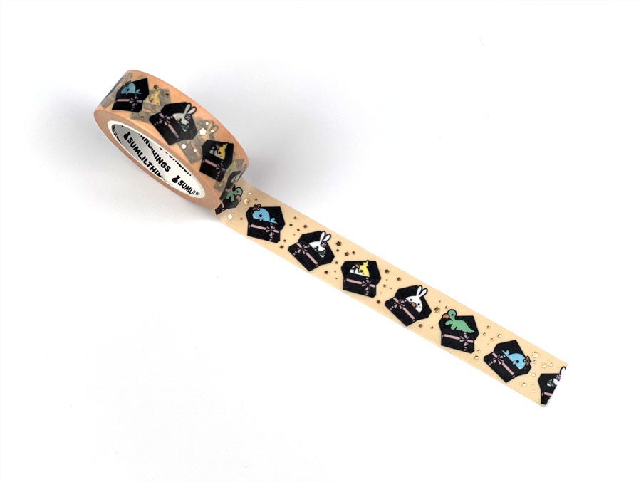 Washi Tape - Lil Children's Game - Gold Foil - (Set of 4) - SumLilThings