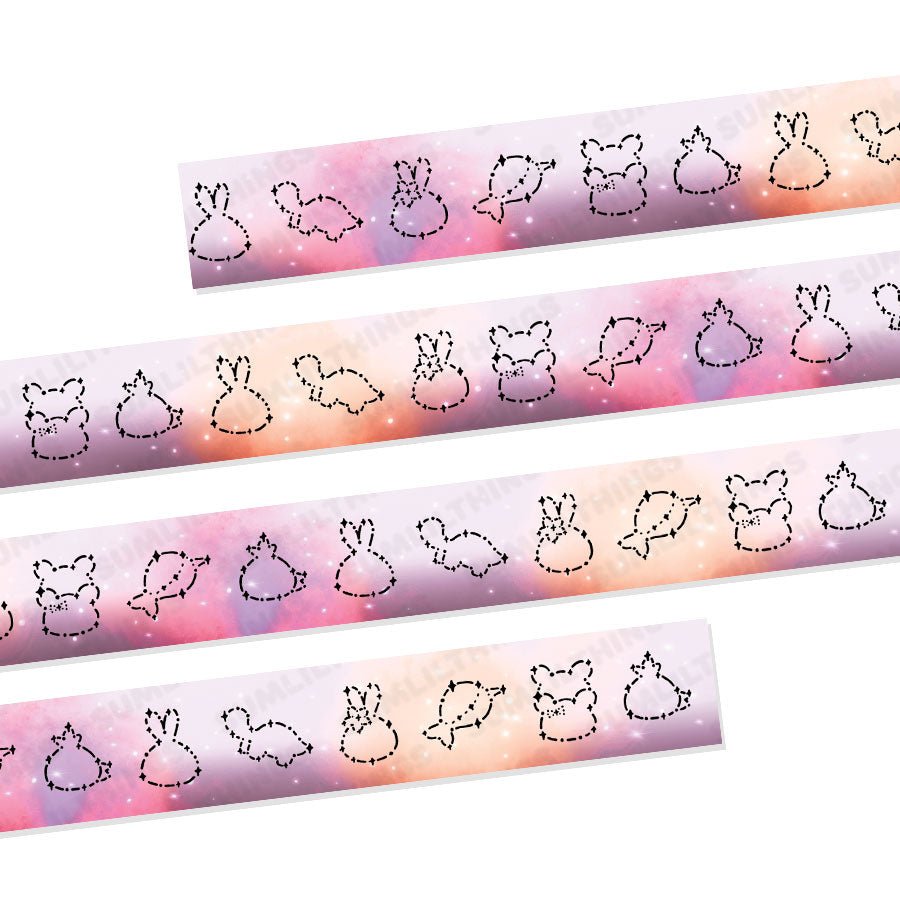 Washi Tape - Lil&#39; Constellations 5.0 (15mm) - Holo Gold Foil - SumLilThings