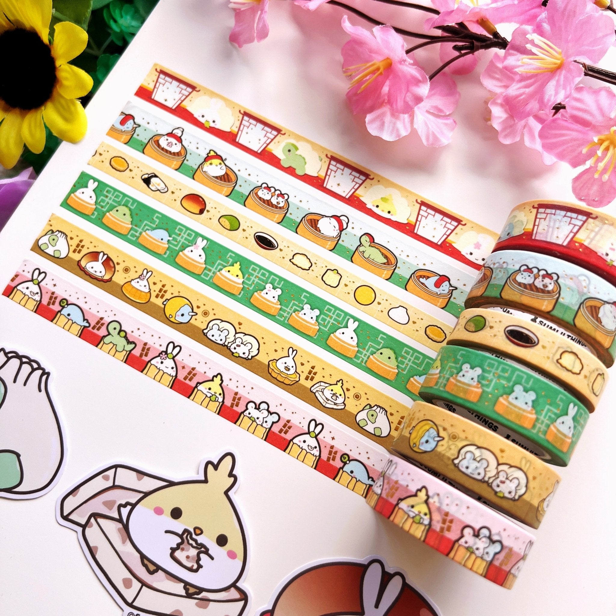 Washi Tape - Lil&#39; Dimsums Collection - SumLilThings