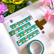 Washi Tape - Lil' Dragon Dolls (15mm) - Holo Gold Foil - SumLilThings