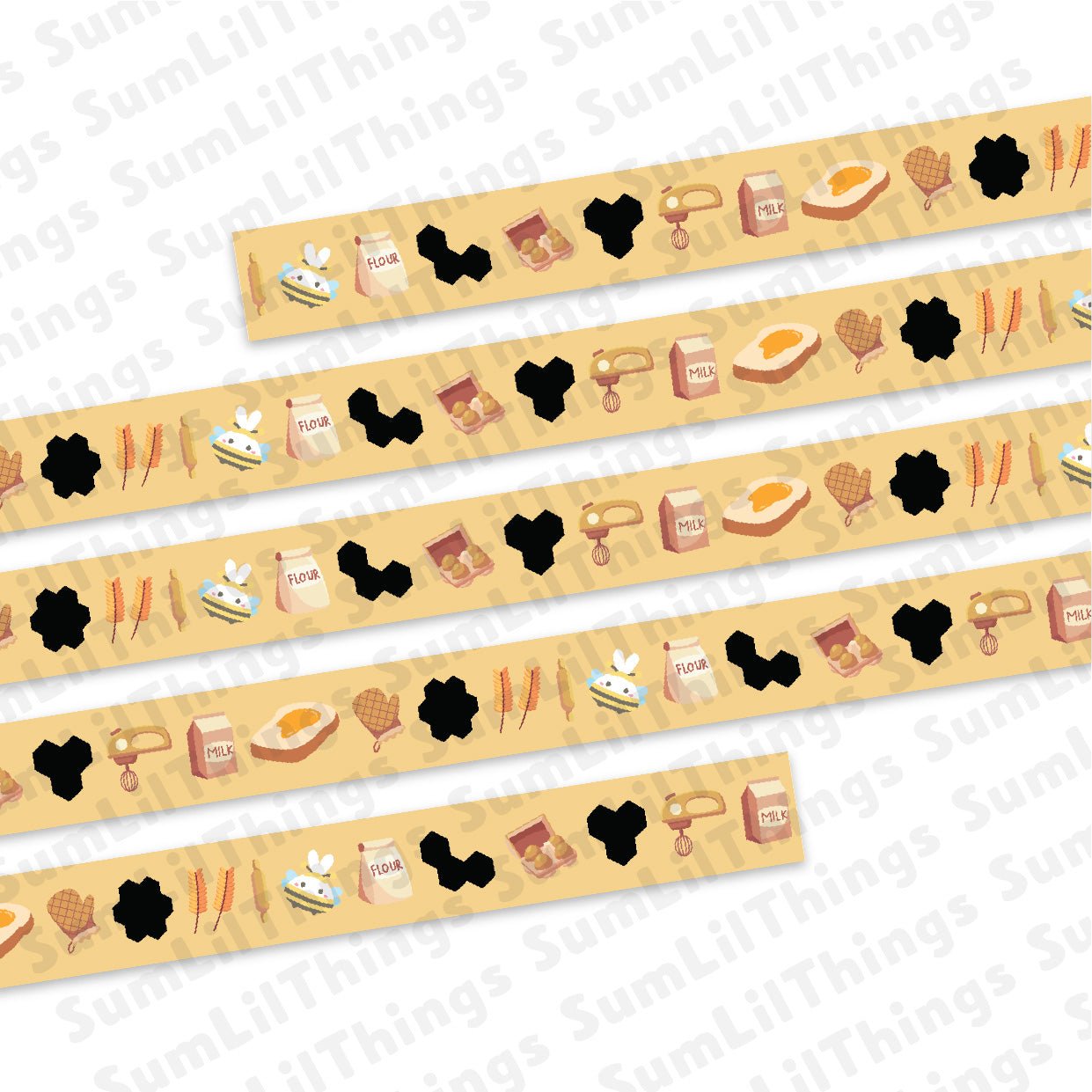 Washi Tape - Lil' Honey Pastries Collection - SumLilThings