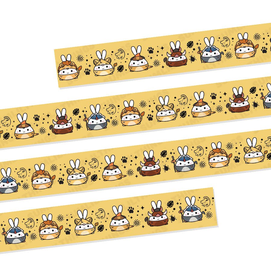 Washi Tape - Lil' Lion King (15mm) - Holo Gold Foil - SumLilThings