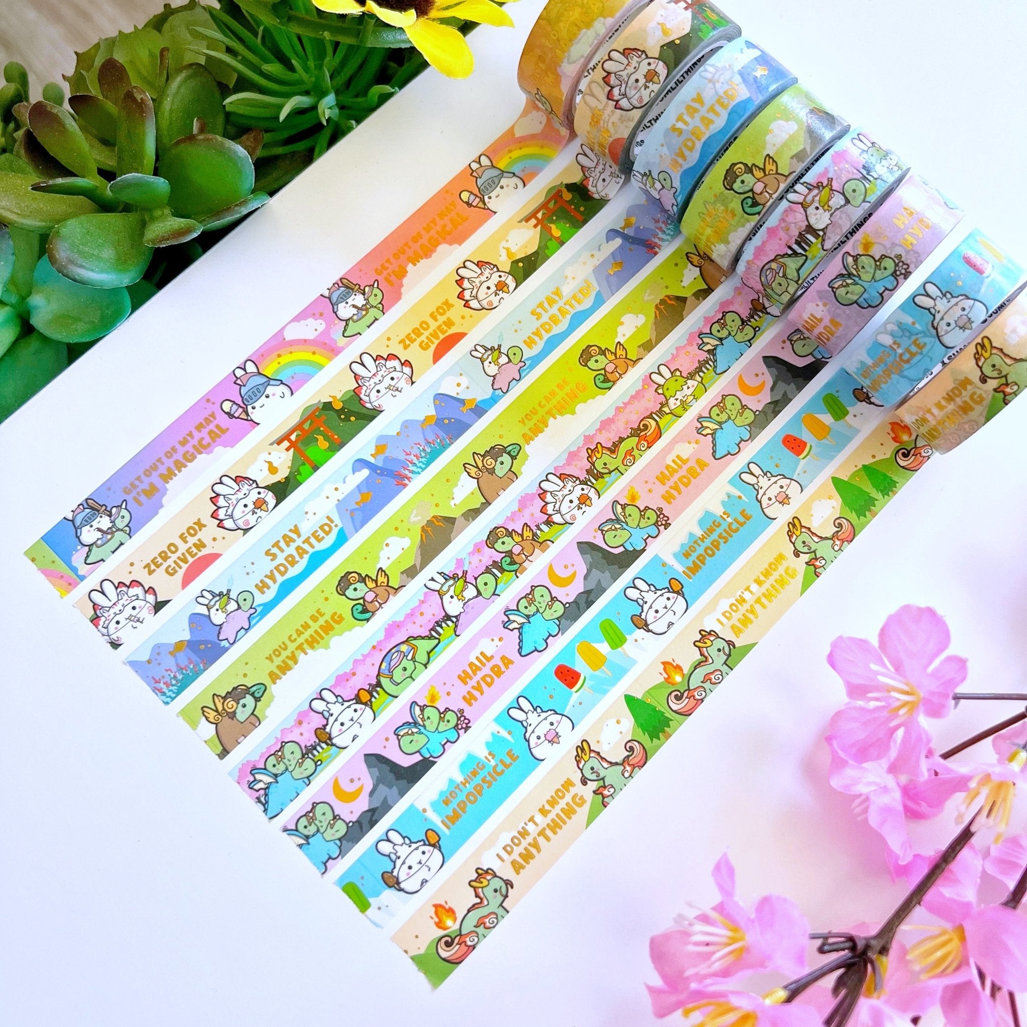 Washi Tape - Lil' Mythical Creatures Collection - SumLilThings