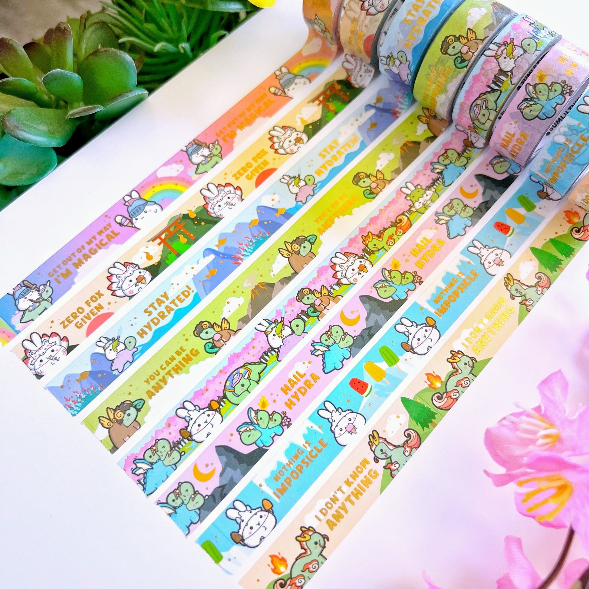 Washi Tape - Lil' Mythical Creatures Collection - SumLilThings