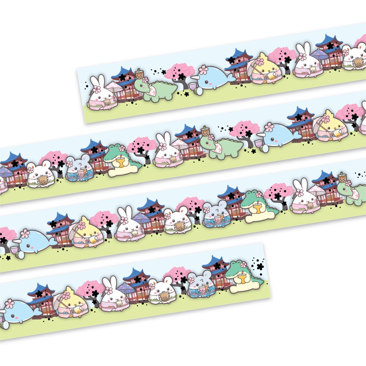 Washi Tape - Lil' Sakura Boba Collection - SumLilThings