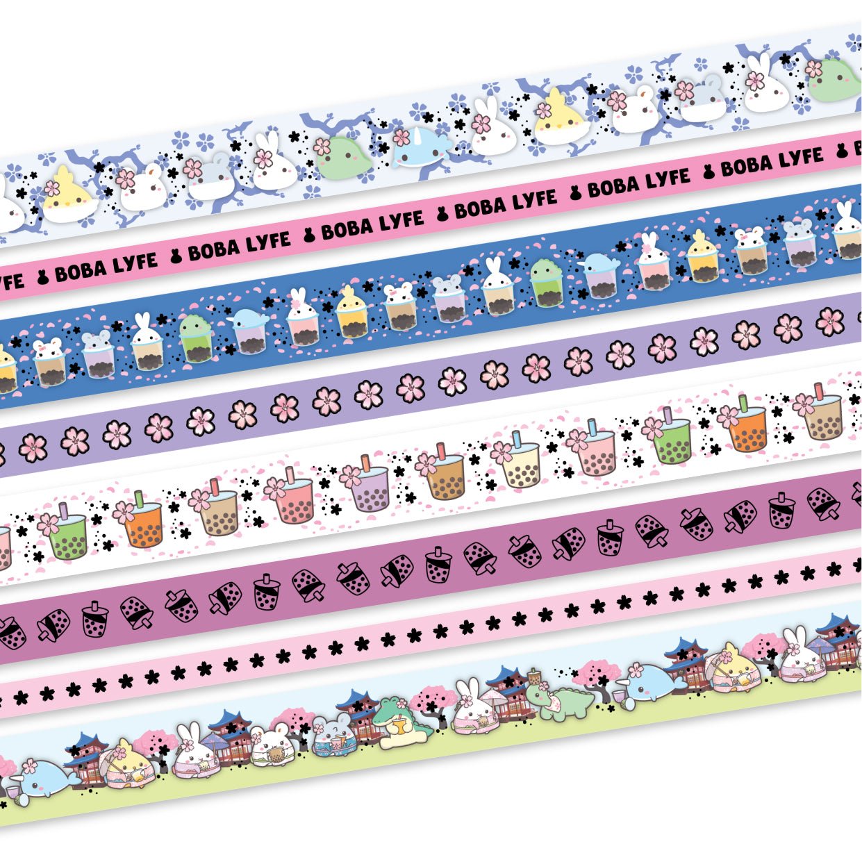 Washi Tape - Lil' Sakura Boba Collection - SumLilThings