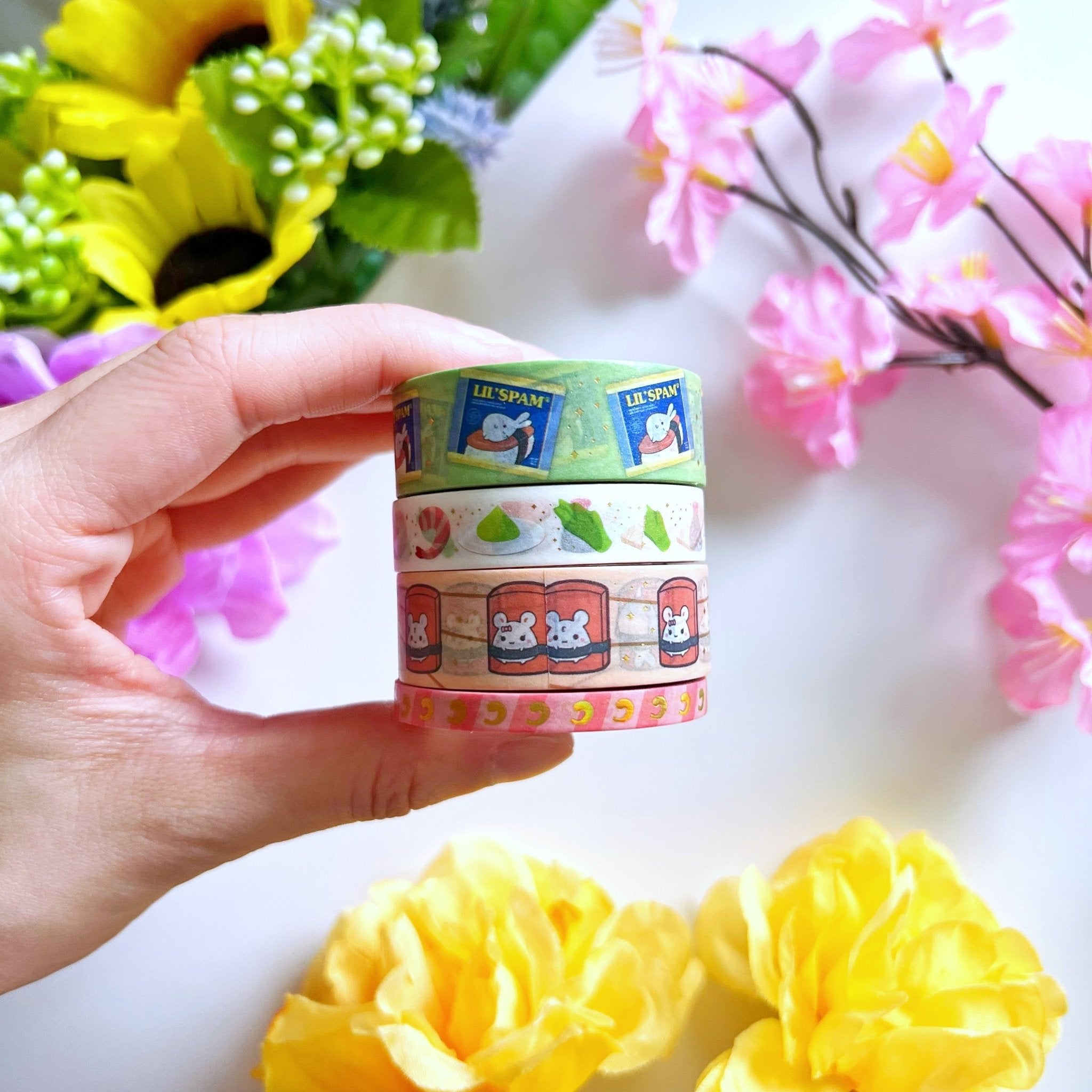 Washi Tape - Lil&#39; Spam Musubi Collection - SumLilThings