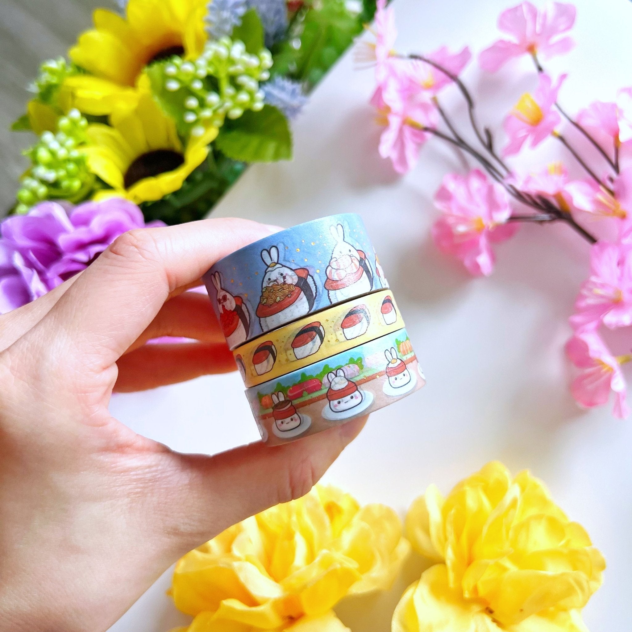 Washi Tape - Lil&#39; Spam Musubi Collection - SumLilThings