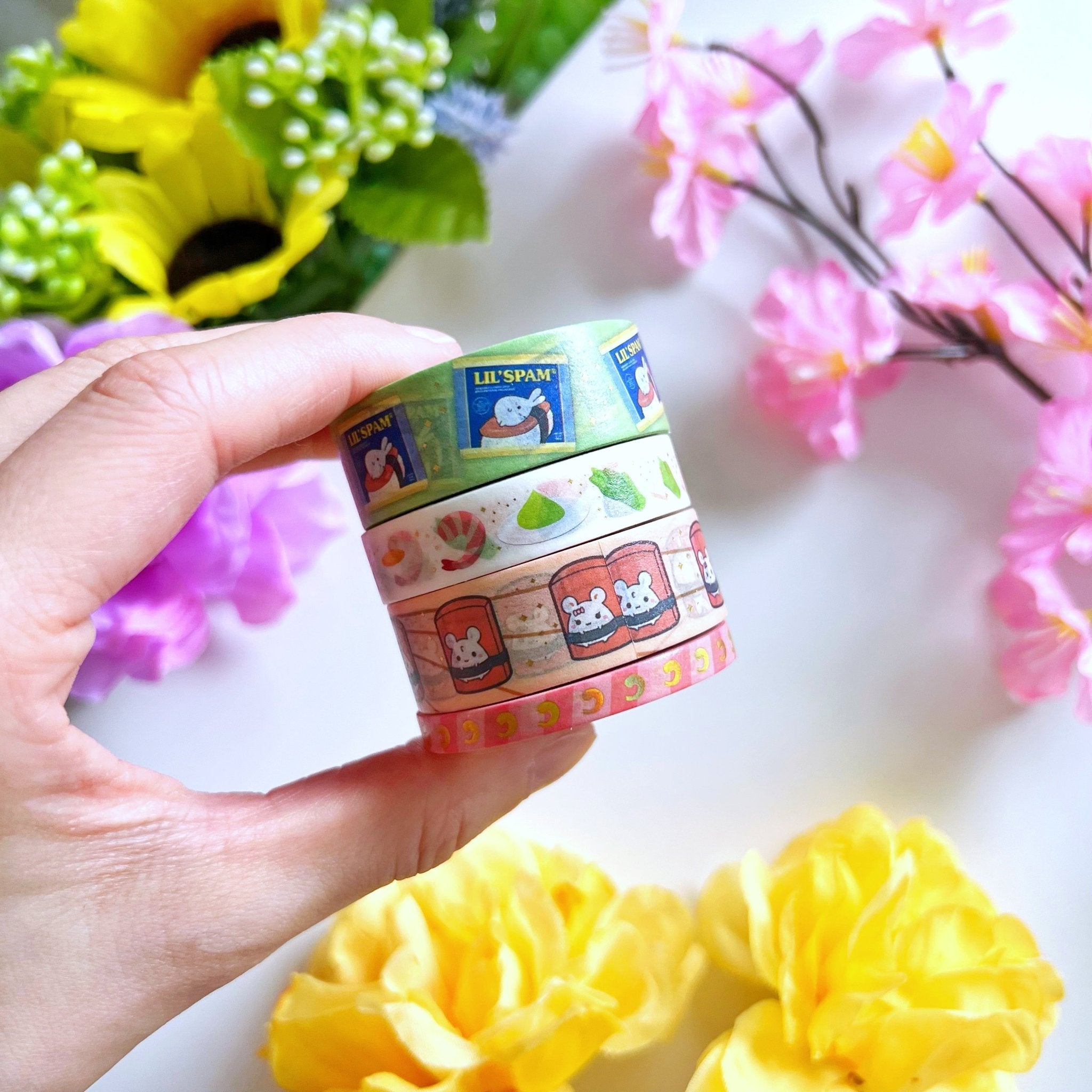 Washi Tape - Lil&#39; Spam Musubi Collection - SumLilThings