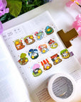 Washi Tape - Lil' Zodiac Animals (25mm) - Holo Gold Foil - SumLilThings