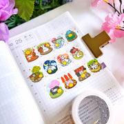 Washi Tape - Lil' Zodiac Animals (25mm) - Holo Gold Foil - SumLilThings