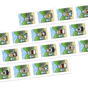 Washi Tape - My Lil' Neighbor Scenic (20mm) - Holo Gold Foil - SumLilThings