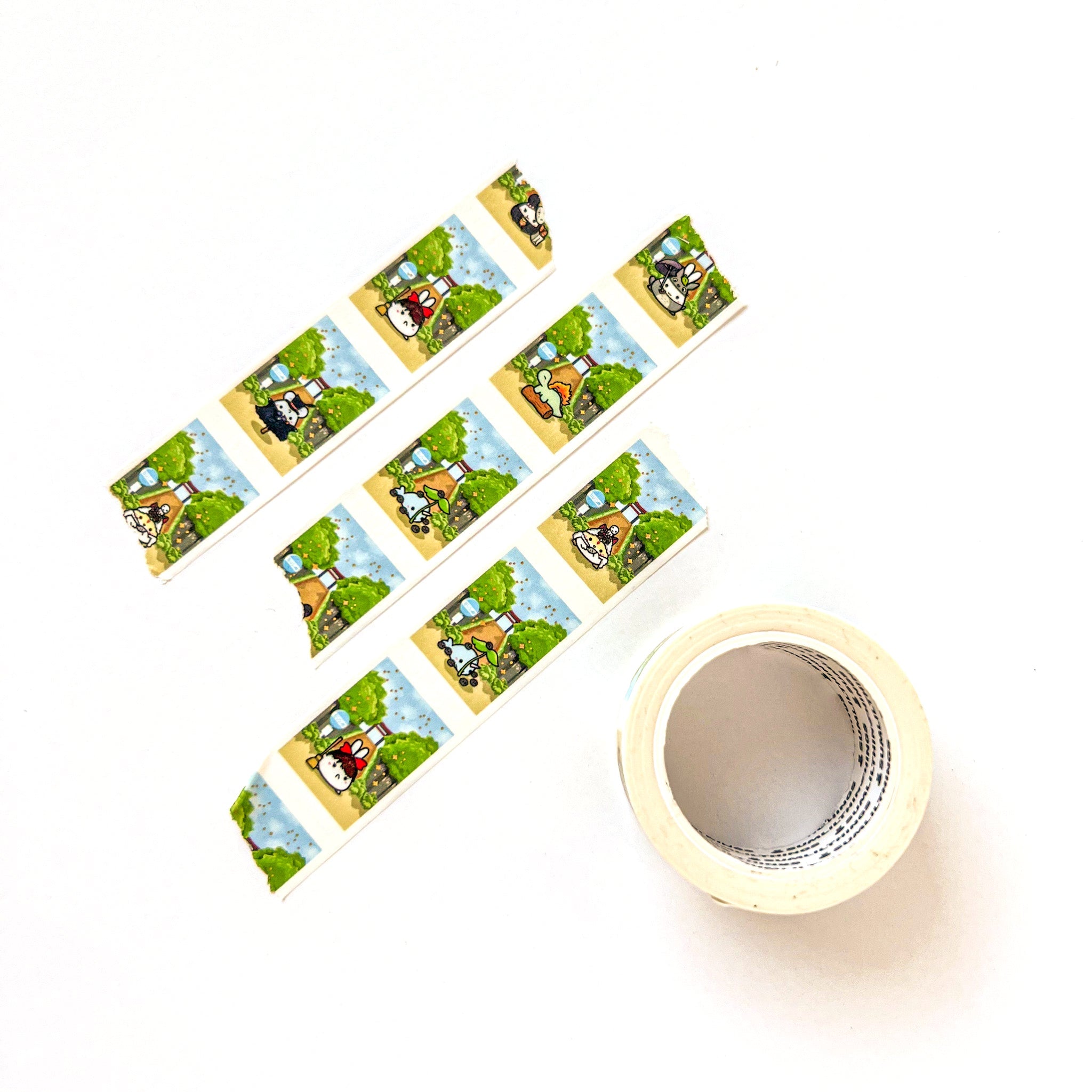Washi Tape - My Lil' Neighbor Scenic (20mm) - Holo Gold Foil - SumLilThings