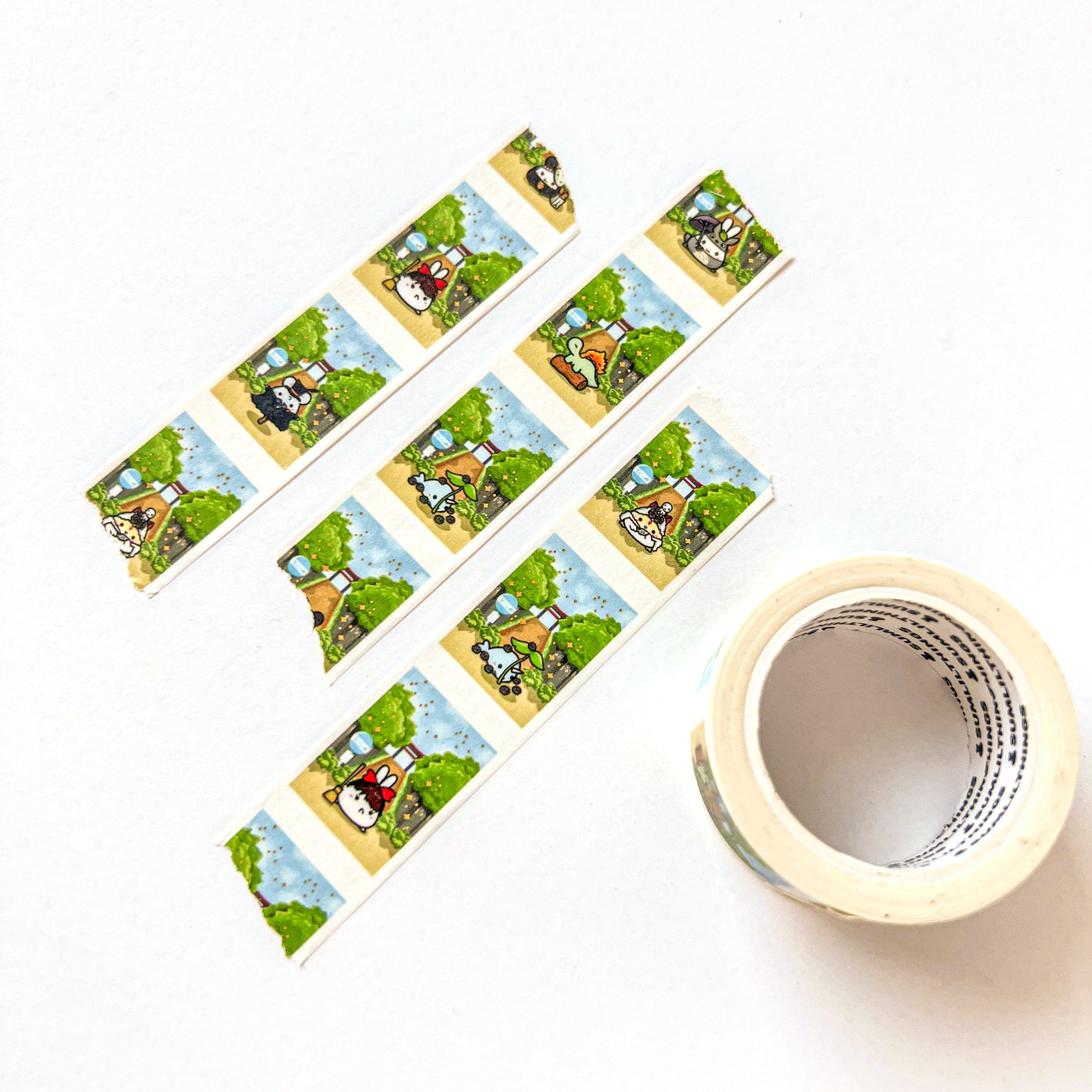 Washi Tape - My Lil' Neighbor Scenic (20mm) - Holo Gold Foil - SumLilThings