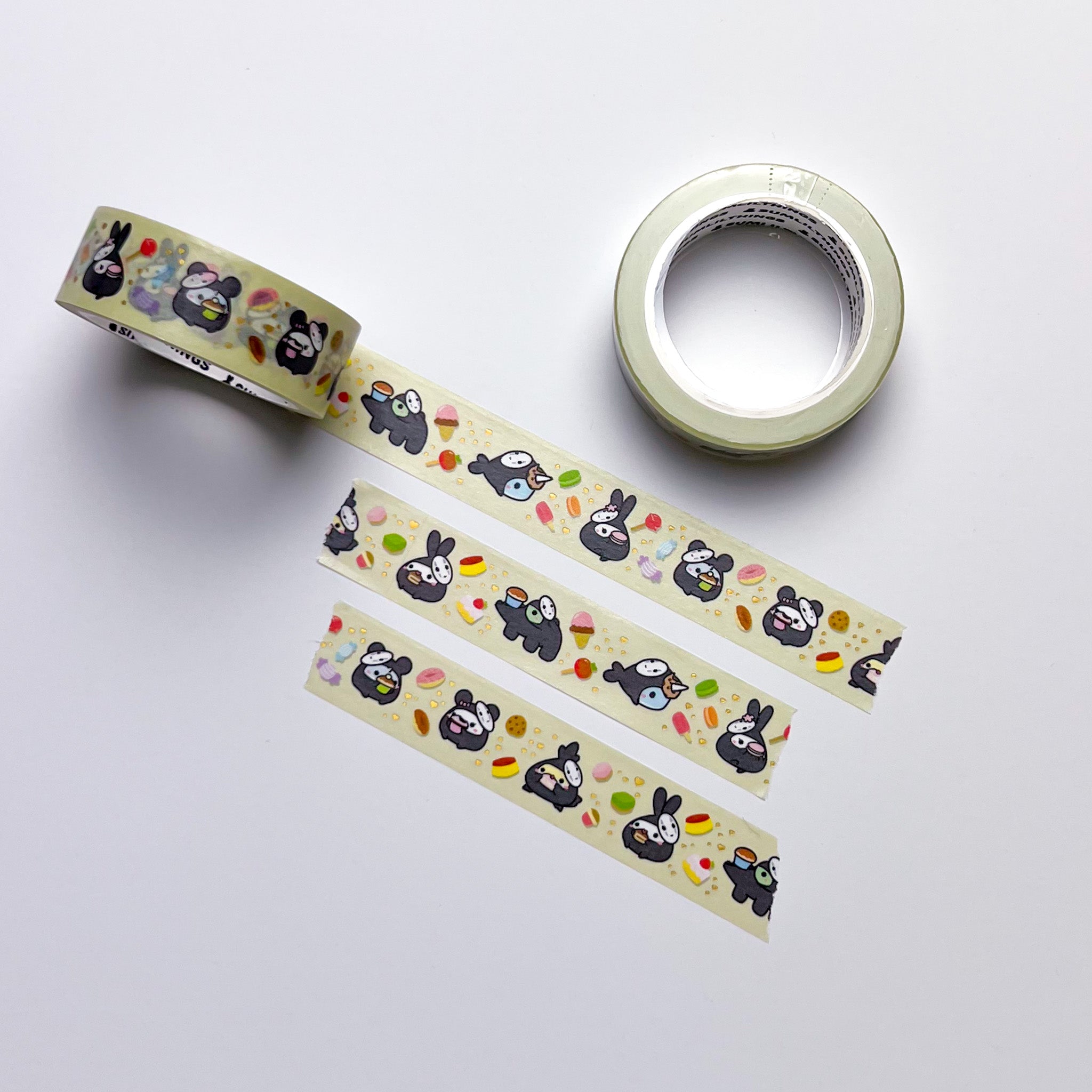 Washi Tape - My Lil&#39; Neighbors - Holo Gold Foil (Set of 5) - SumLilThings