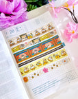 Washi Tape - Mystery on the Misfit Express - Holo Gold Foil - Set of 6 - SumLilThings