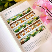 Washi Tape - Rainforest Coffee Shop Series - Gold Foil - Set of 2 - SumLilThings