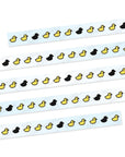 Washi Tape - Rubber Duckys (8mm) - Holo Silver Foil - SumLilThings