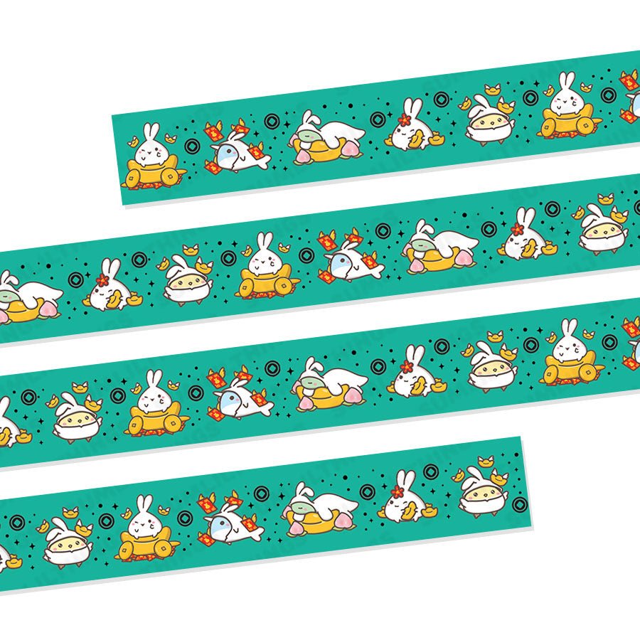 Washi Tape - Show Me The Money (15mm) - Holo Gold Foil - SumLilThings